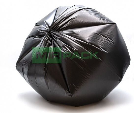 Мешки для мусора 60 л, 20 мкм, в рулоне 10 штук, ПСД, 60х70 см, черные - Вид 3